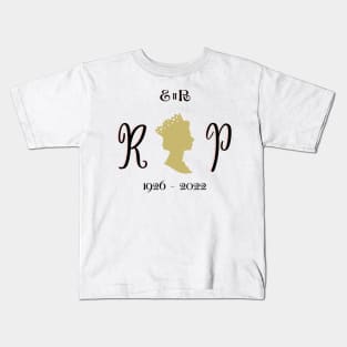 Queen Elizabeth II England Meme British Crown Britain Kids T-Shirt